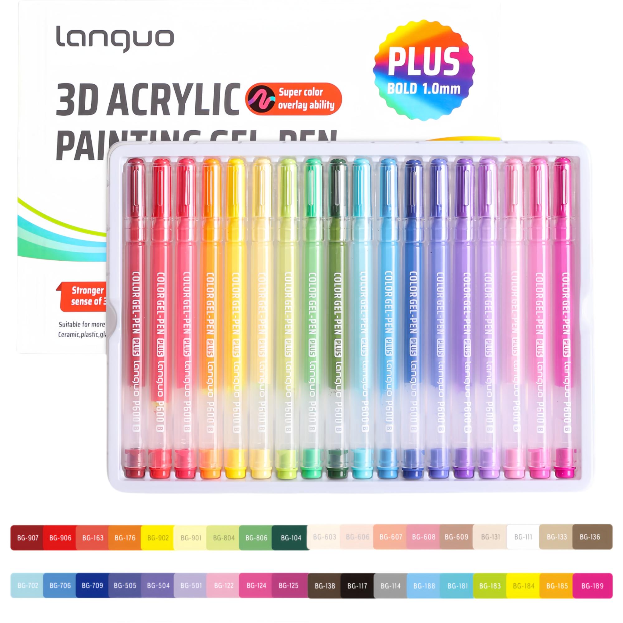 Copic Marker Sketch - Languo 54-Color 3D Effect Acrylic Marker