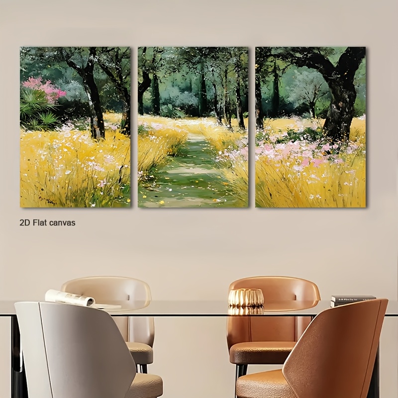Frameless Canvas 3pcs Sunlit W - огляд і ціна Canvas Wrap Ready