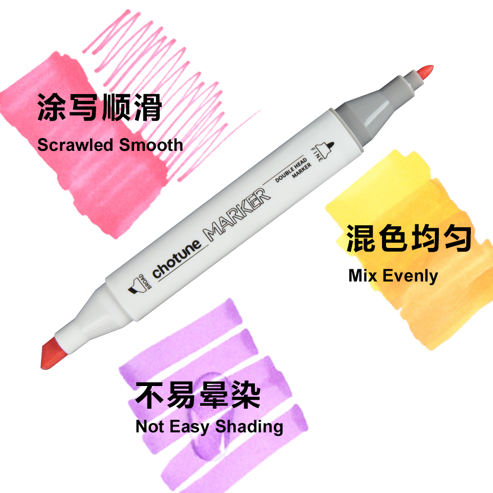 THOTUNE 12 Colors Warm Grey Co - огляд і ціна Copic Marker Sketch