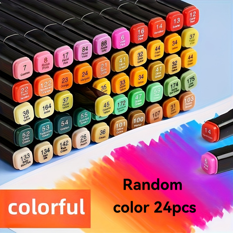24 Colors Art Marker Pens, Dua - огляд і ціна Copic Marker Sketch