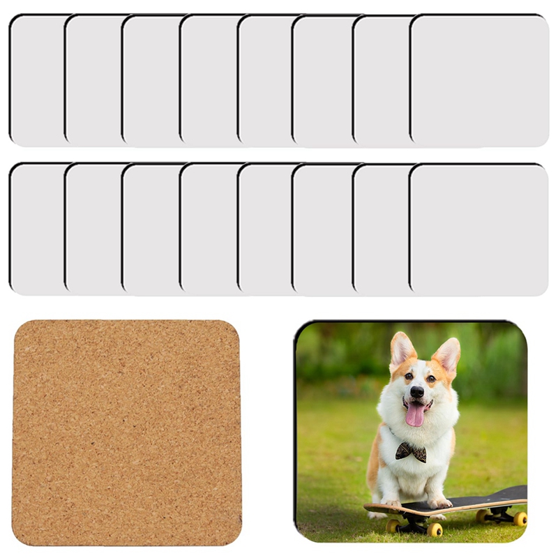 18Pcs Sublimation Square Coast - огляд і ціна Coaster Sublimation Blank