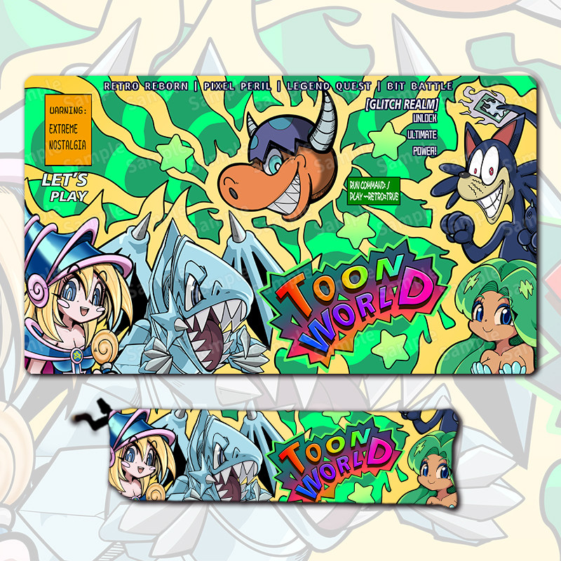 Yu-Gi-Oh! 600x350mm Toon Dark  - огляд і ціна Door Mat Blank