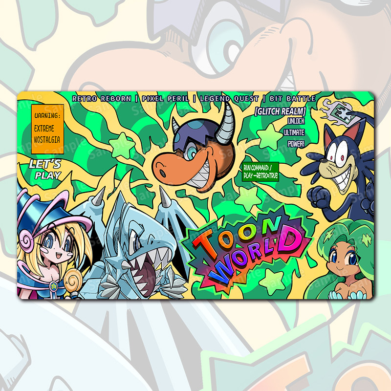 Yu-Gi-Oh! 600x350mm Toon Dark  - огляд і ціна Door Mat Blank