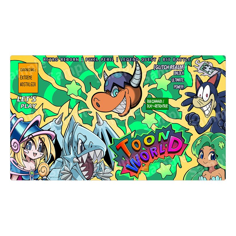 Yu-Gi-Oh! 600x350mm Toon Dark  - огляд і ціна Door Mat Blank