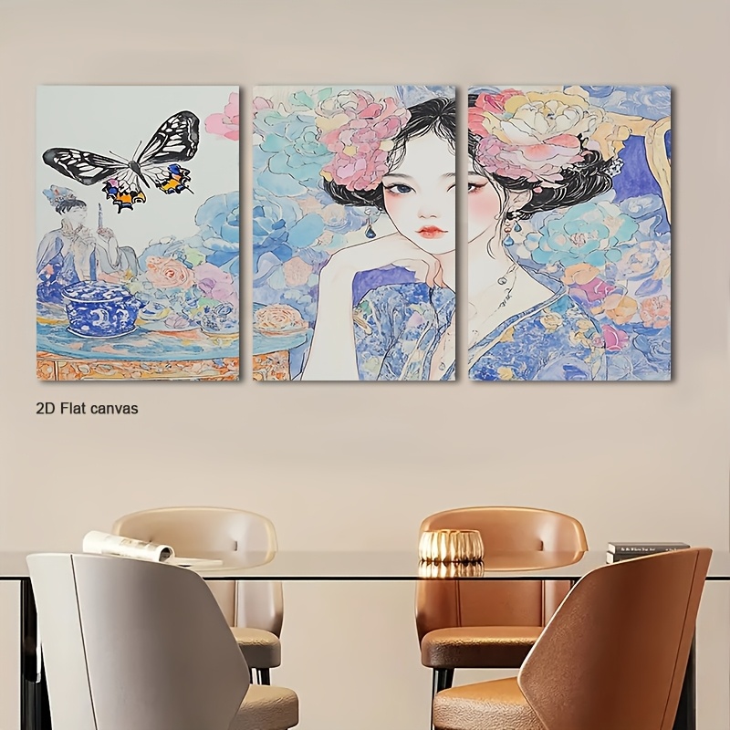 Frameless Canvas 3pcs Framed F - огляд і ціна Canvas Wrap Ready