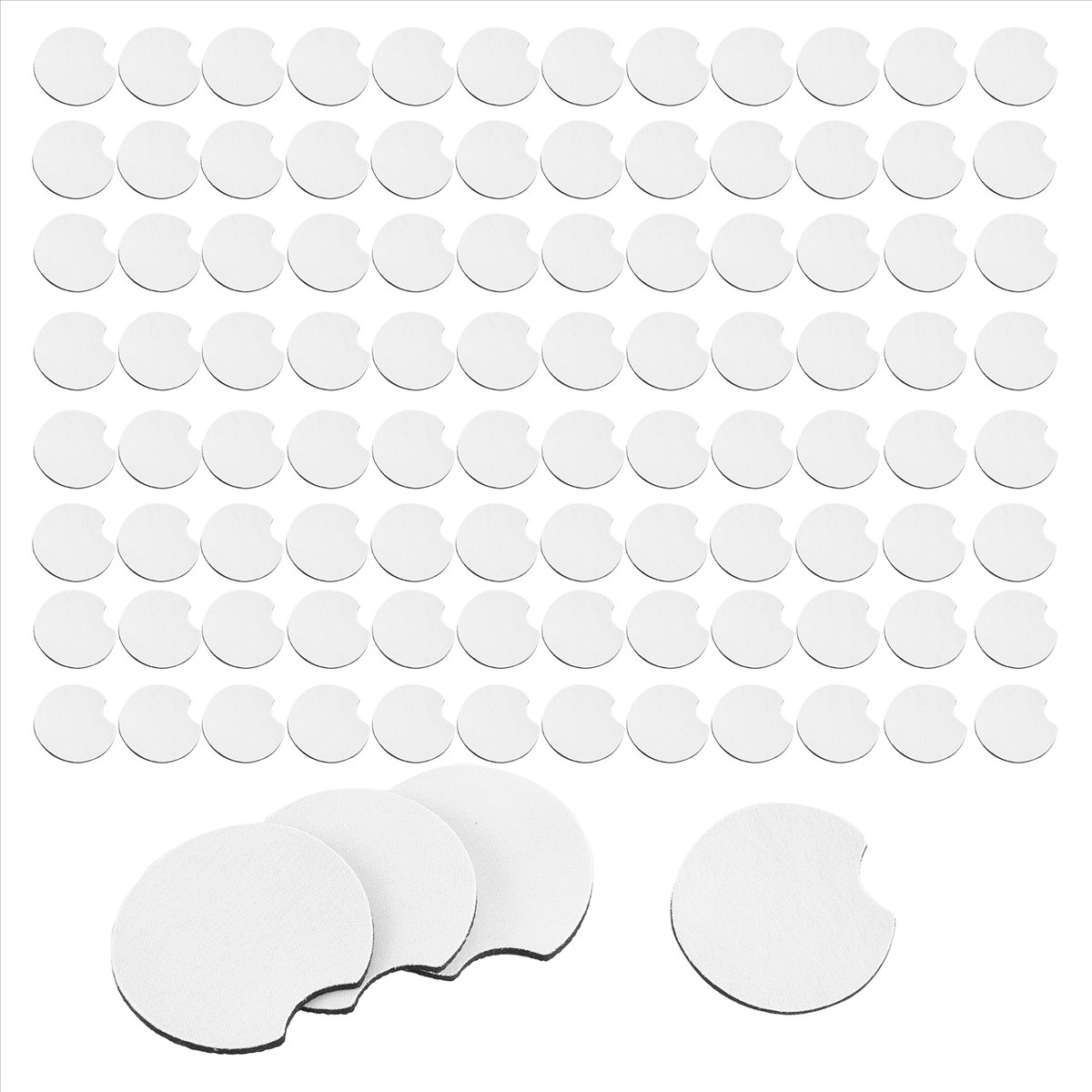 AA83 100 Pcs of Sublimation Bl - огляд і ціна Coaster Sublimation Blank