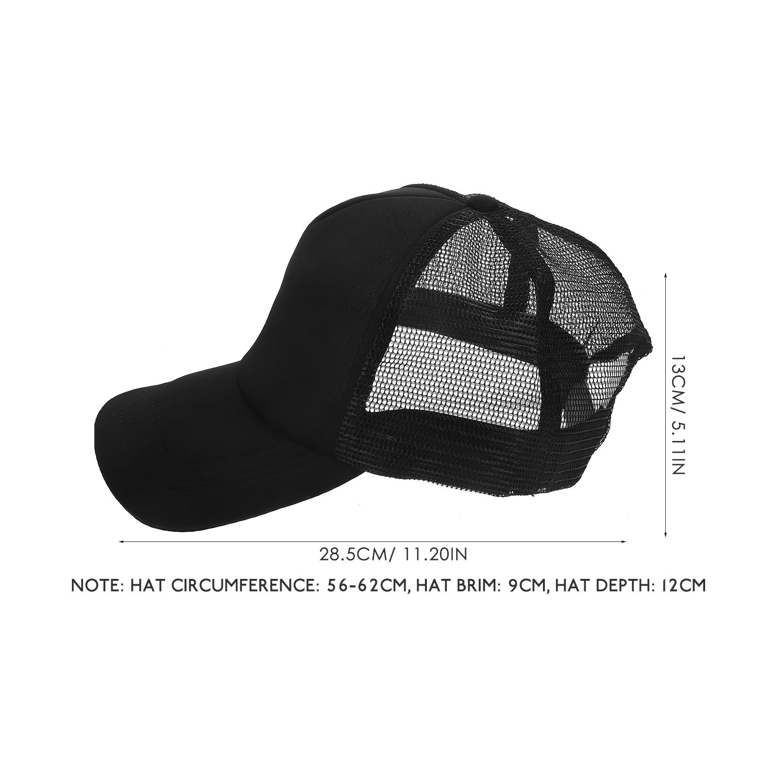 10Pcs Blank Mesh Baseball Hats - огляд і ціна Hat Sublimation Blank